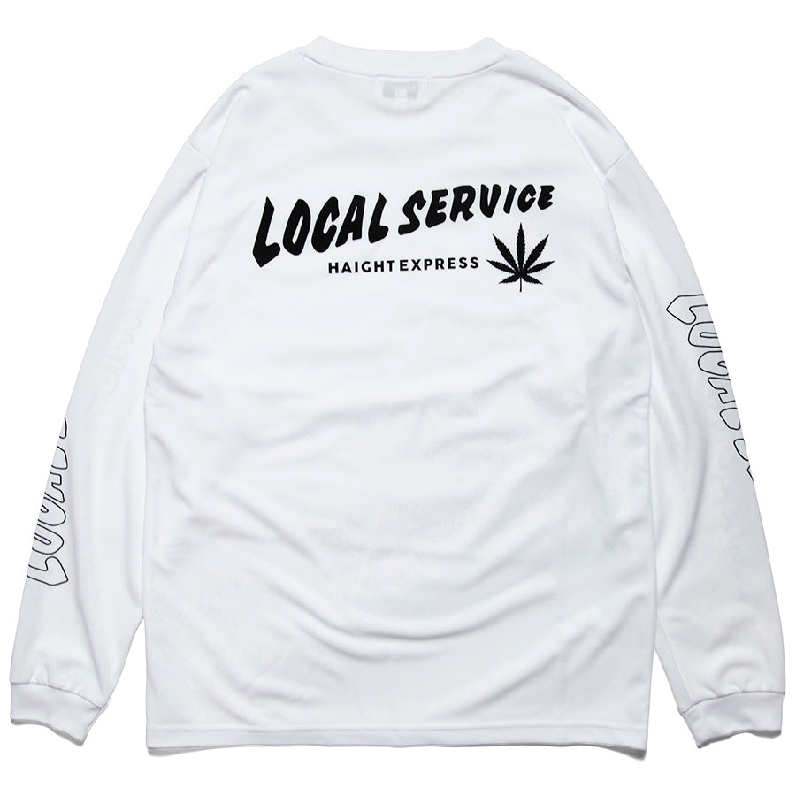 HAIGHT ( ヘイト ) EXPRESS DRY LS Tee ドライ ロングスリーブTシャツ ホワイト HTSS-241012