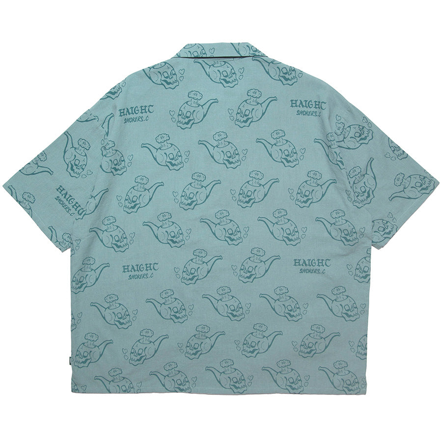 HAIGHT ( ヘイト ) SMOKERS CLUB OPEN COLLAR SHIRT 半袖 シャツ