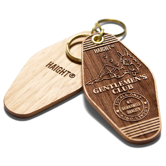 HAIGHT ( ヘイト ) WOODEN KEY TAG キーホルダー 木製