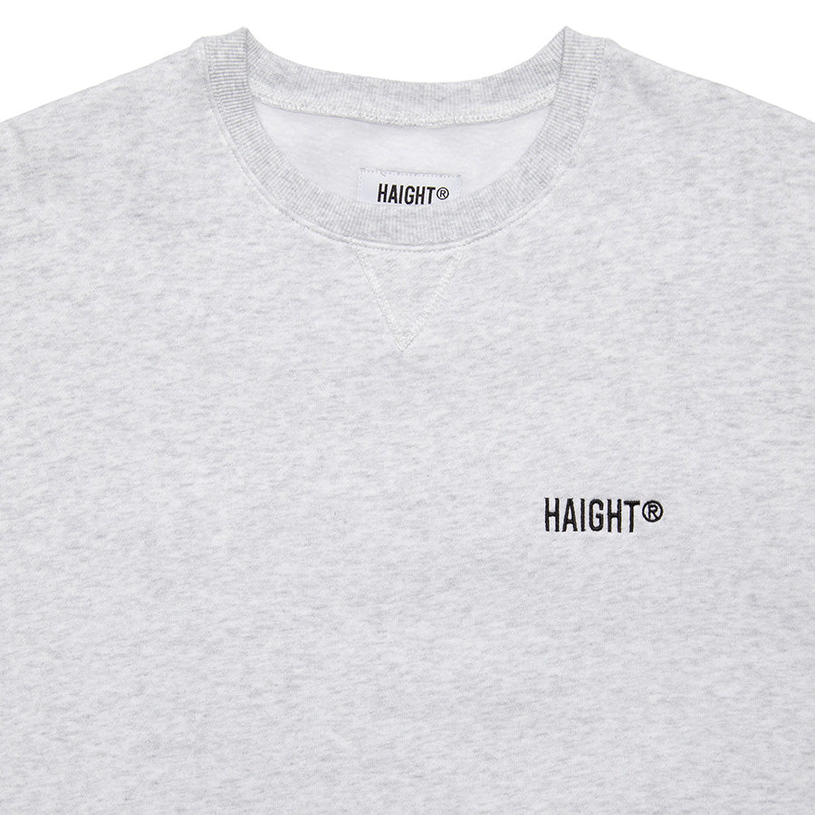HAIGHT クルーネックスウェット アッシュ 上部