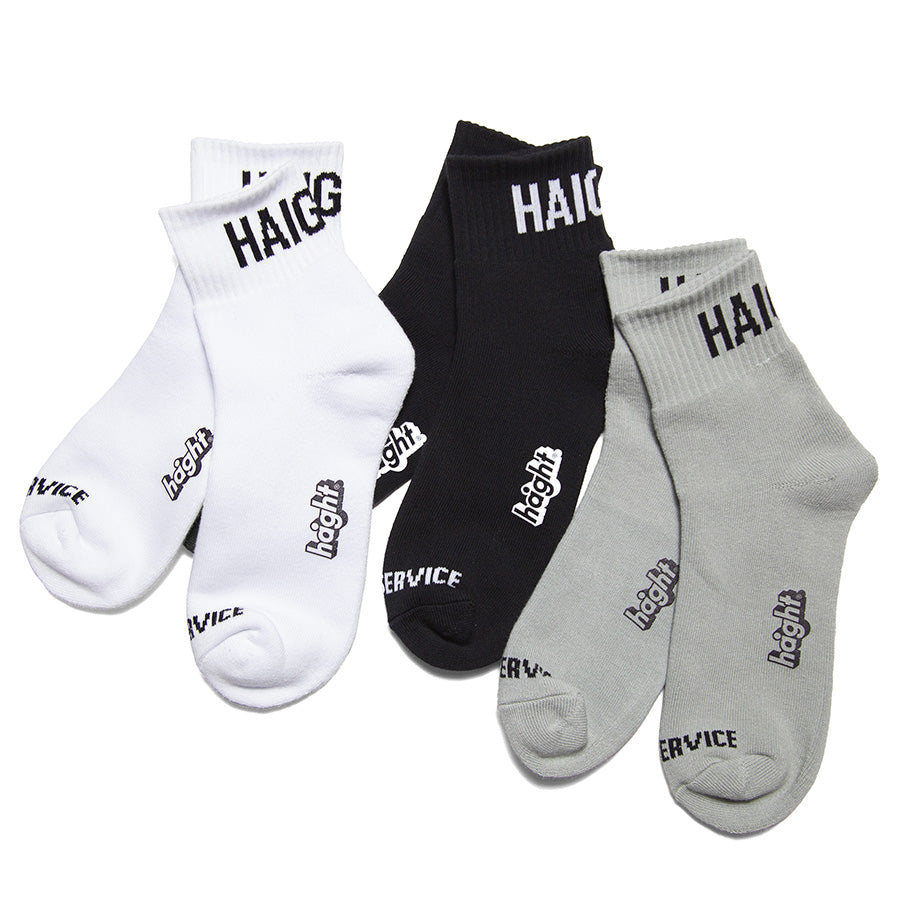HAIGHT（ヘイト）LOW-CUT LOGO SOCKS 3色