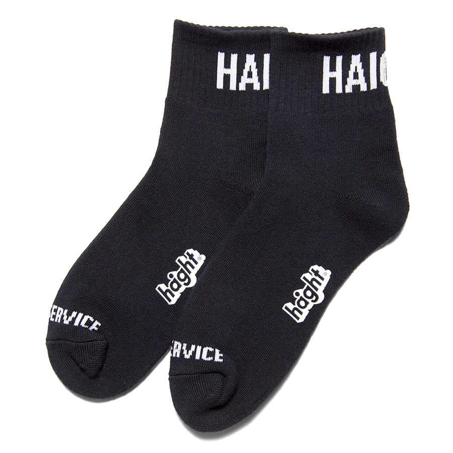 HAIGHT LOW-CUT LOGO SOCKS ブラック