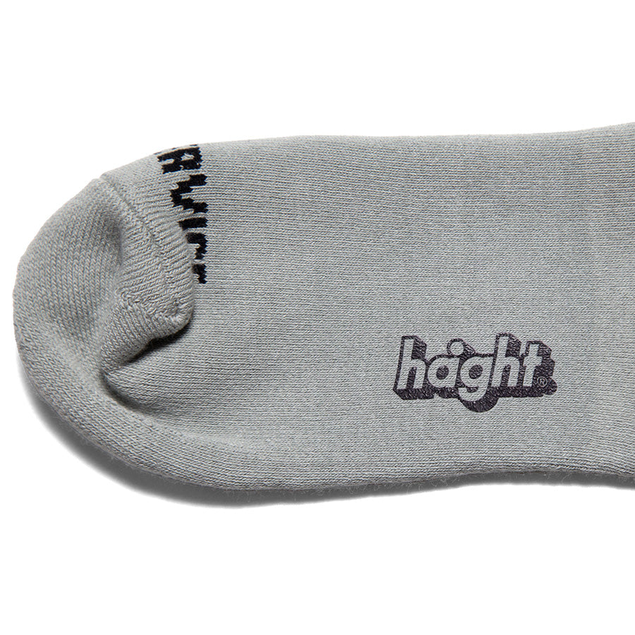 HAIGHT サイドロゴソックス グレー