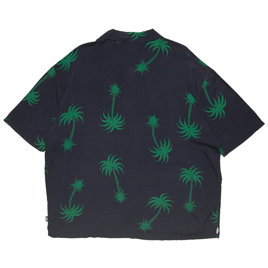 HAIGHT LVC LOUD TREE RAYON SHIRT ブラック 背面