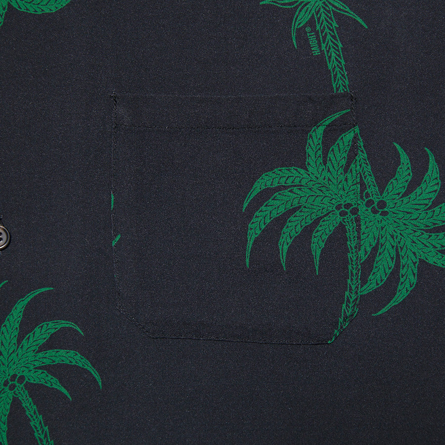 HAIGHT LVC LOUD TREE RAYON SHIRT ブラック 左胸ポケット