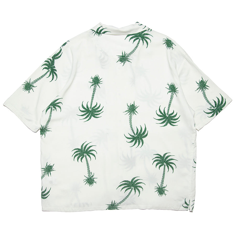 HAIGHT LVC LOUD TREE RAYON SHIRT ホワイト 背面