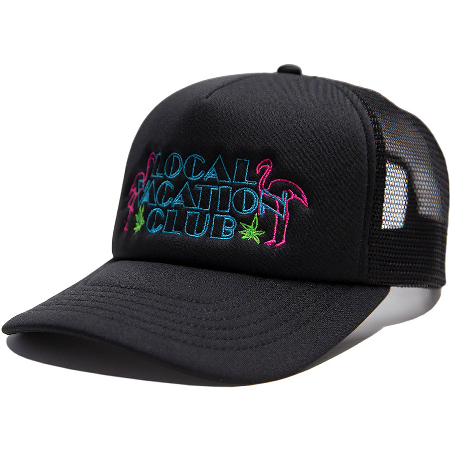 HAIGHT LVC NEON LIGHT MESH CAP ブラック 左斜め
