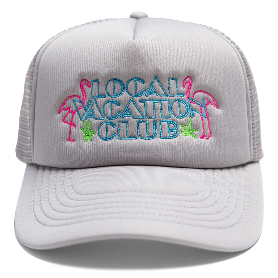 HAIGHT LVC NEON LIGHT MESH CAP グレー 正面