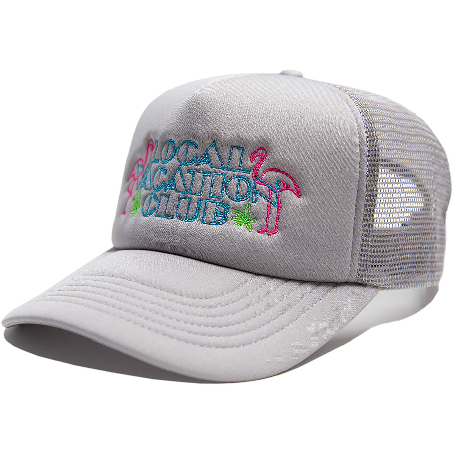 HAIGHT LVC NEON LIGHT MESH CAP グレー 左斜め