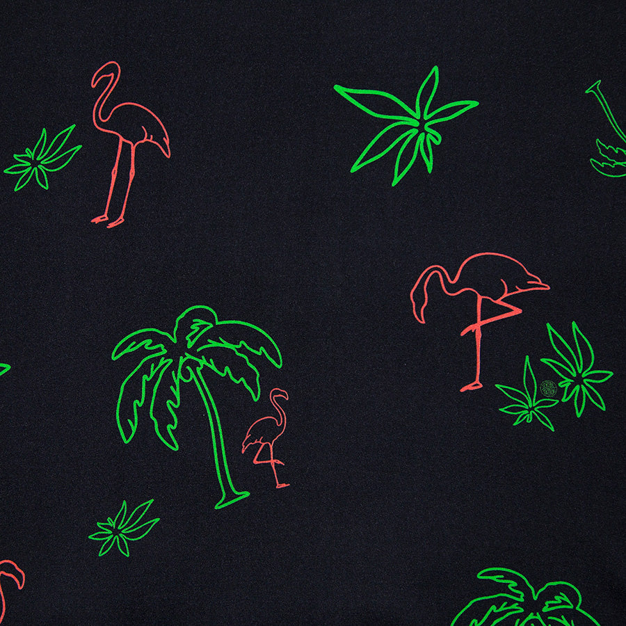 HAIGHT LVC NEON LIGHT RAYON SHIRT ブラック 柄詳細