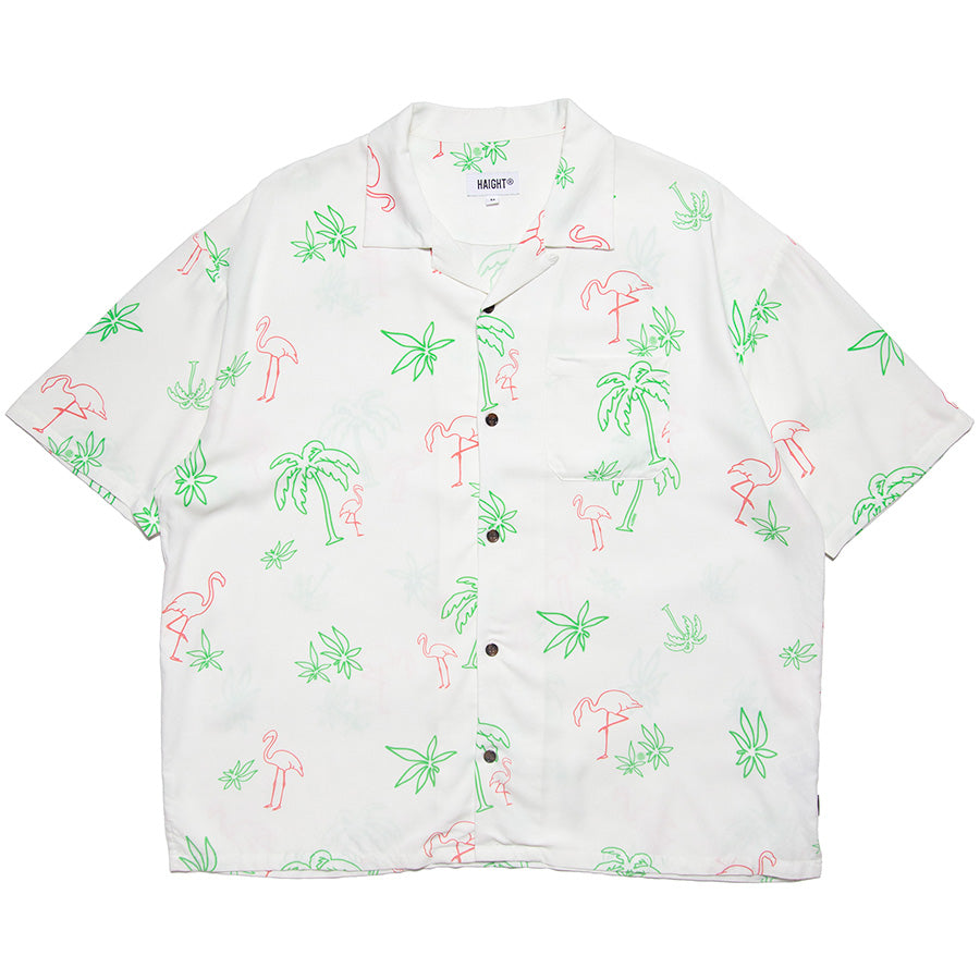 HAIGHT LVC NEON LIGHT RAYON SHIRT ホワイト 正面