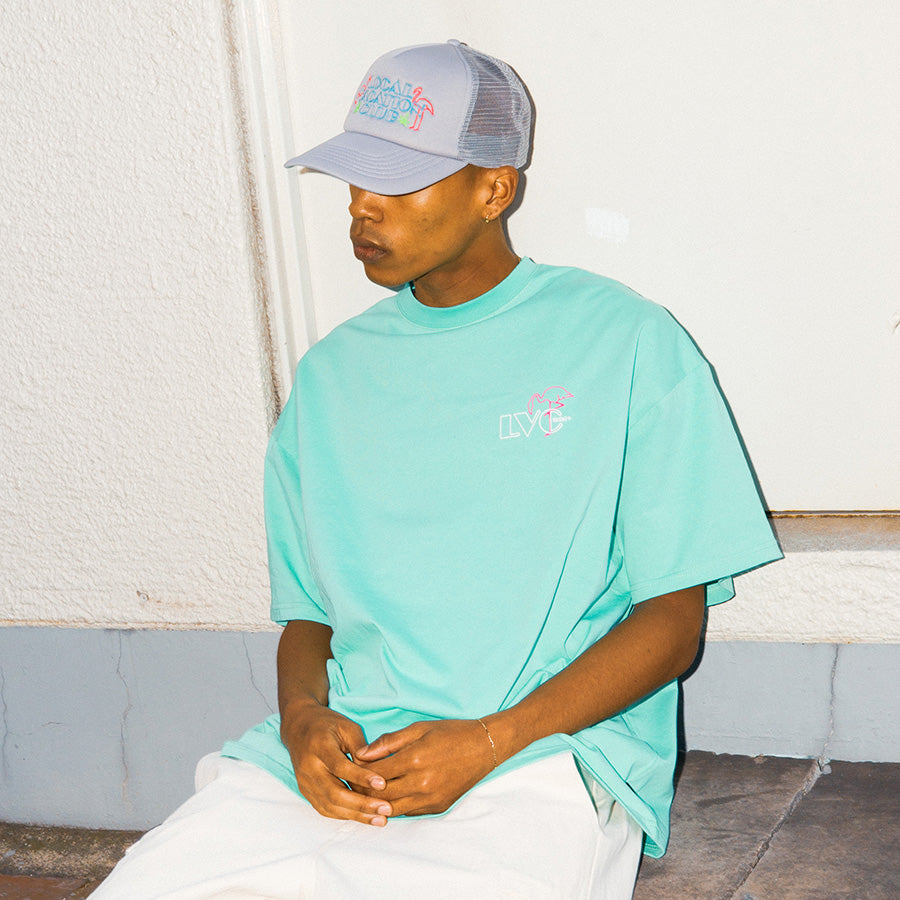HAIGHT LVC NEON LIGHT Tee ミント モデル着用