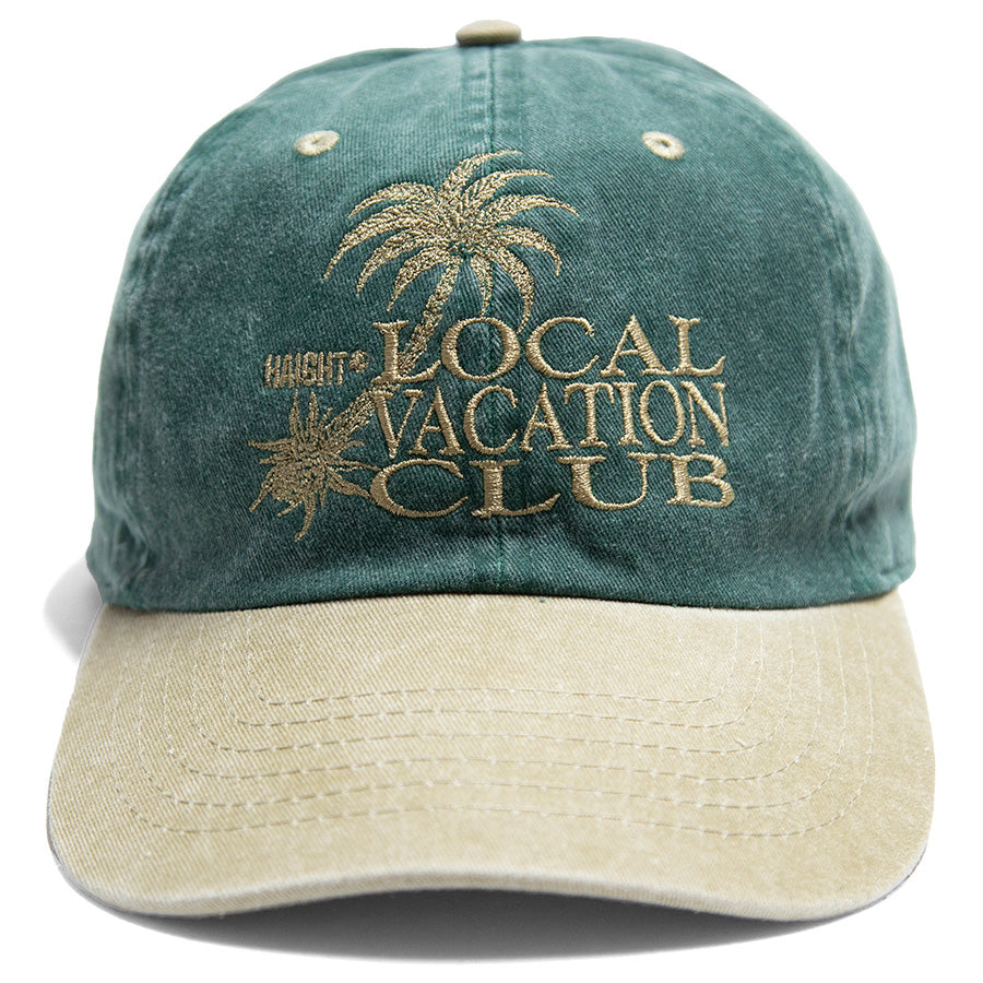 HAIGHT LVC PIGMENT DYED CAP グリーン×サンド 正面