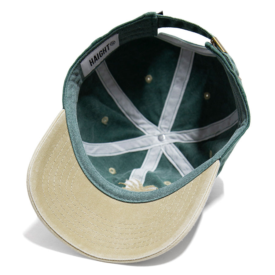 HAIGHT LVC PIGMENT DYED CAP グリーン×サンド 裏側