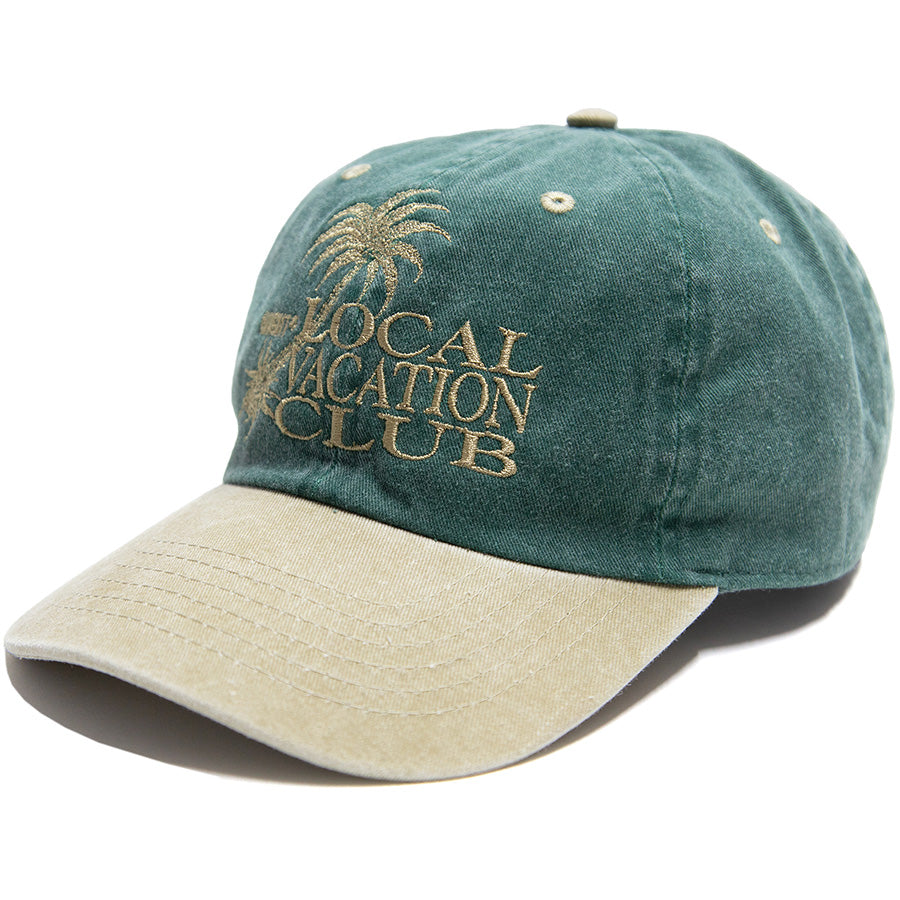 HAIGHT LVC PIGMENT DYED CAP グリーン×サンド 左斜め