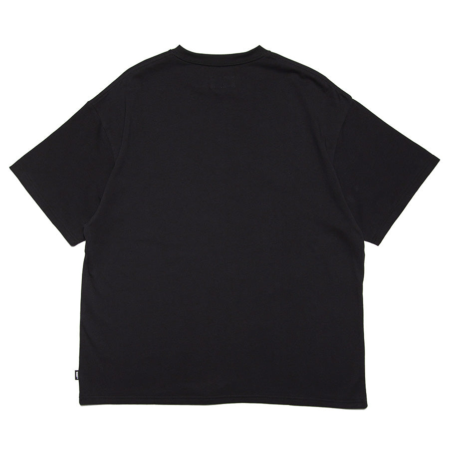 HAIGHT LVC SURFER TEE Tシャツ ブラック 平置き背面 HTAW-261004