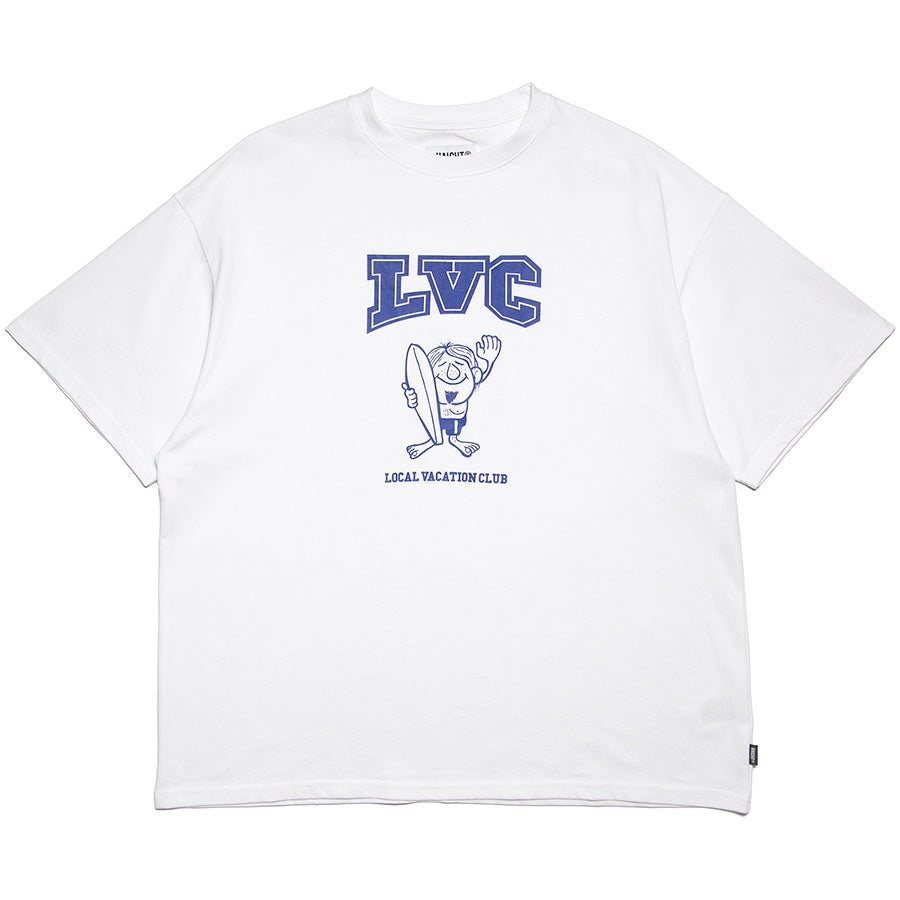 HAIGHT LVC SURFER TEE Tシャツ ホワイト 平置き正面 HTAW-261004