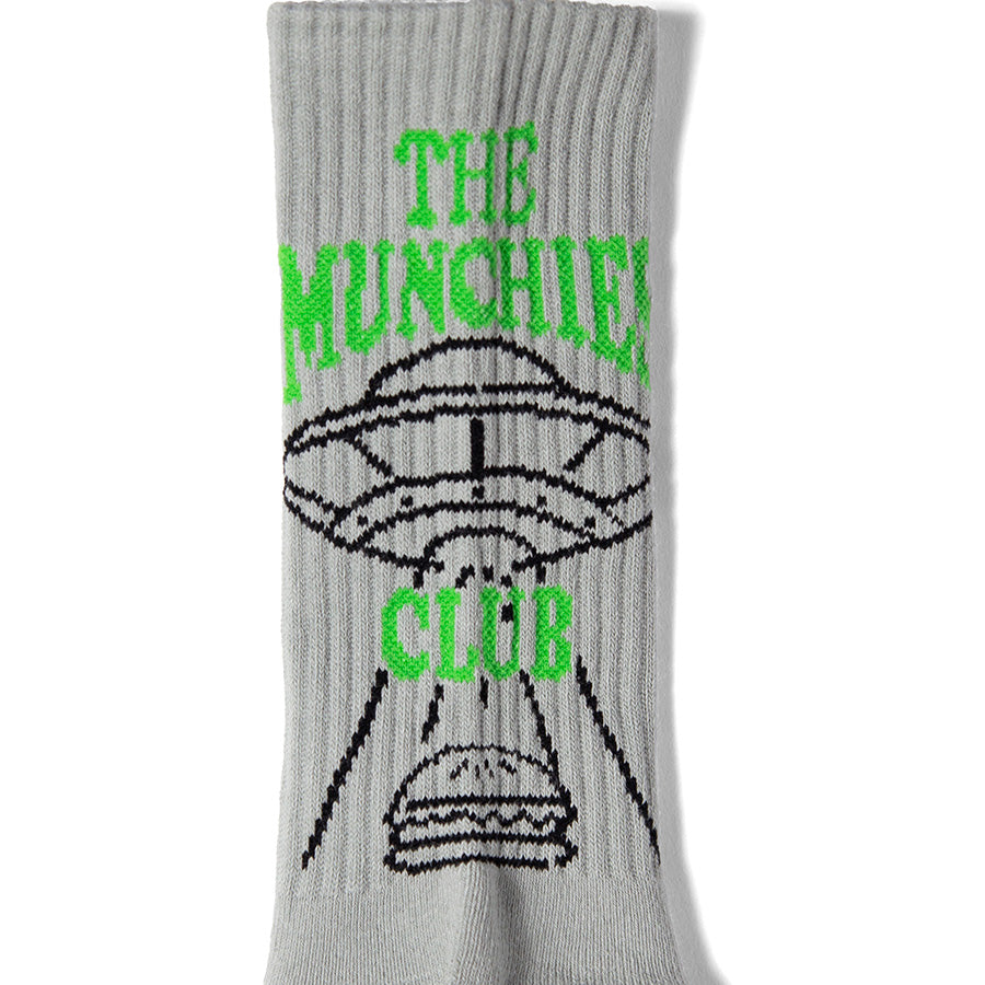 HAIGHT M.C BURGER SOCKS ソックス グレー ふくらはぎグラフィック詳細 HTAW-267005