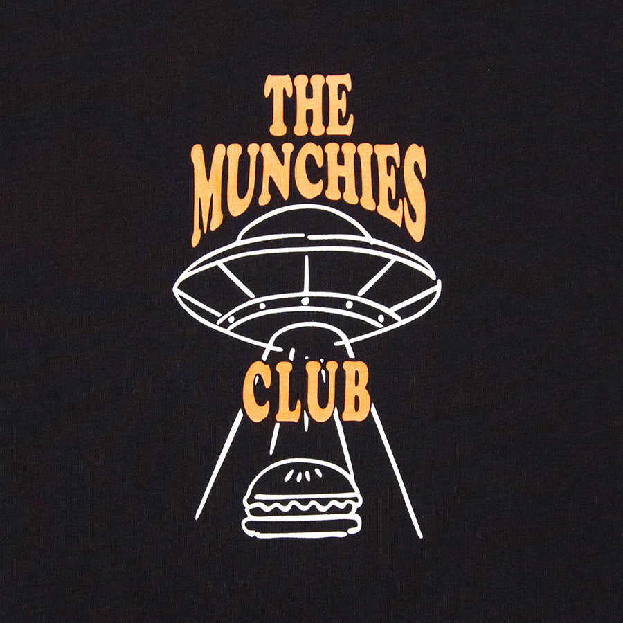 HAIGHT M.C BURGER TEE Tシャツ ブラック フロントグラフィック詳細 HTAW-261002