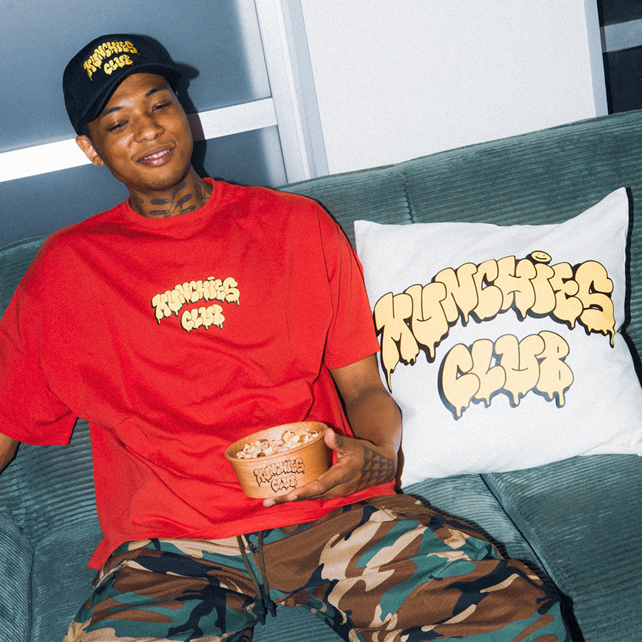 HAIGHT MUNCHIES CLUB CUSHION ft.CASPER クッション ホワイト イメージ HTMC-267005