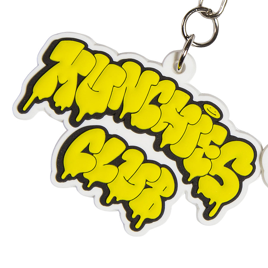 HAIGHT MUNCHIES CLUB KEY CHAIN ft.CASPER キーホルダー ホワイト PVCラバー アップ HTMC-267006