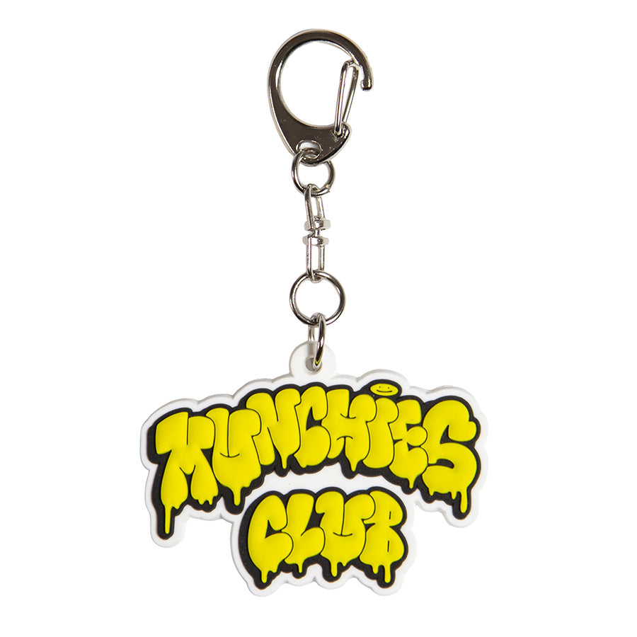 HAIGHT MUNCHIES CLUB KEY CHAIN ft.CASPER キーホルダー ホワイト 正面 HTMC-267006