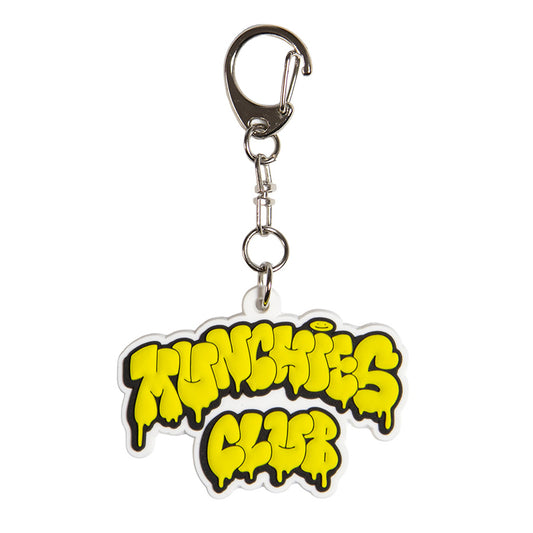 HAIGHT MUNCHIES CLUB KEY CHAIN ft.CASPER キーホルダー ホワイト 正面 HTMC-267006