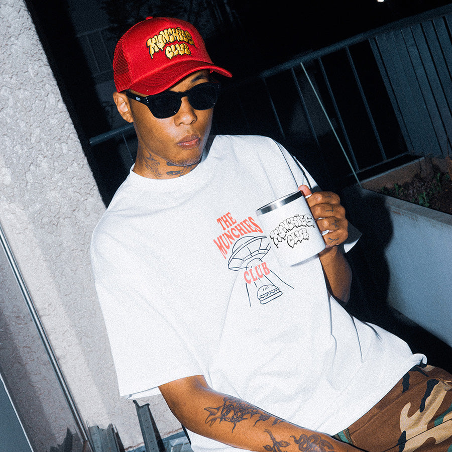 HAIGHT MUNCHIES CLUB THERMO MUG ft.CASPER マグカップ ホワイト 使用イメージ HTMC-267003
