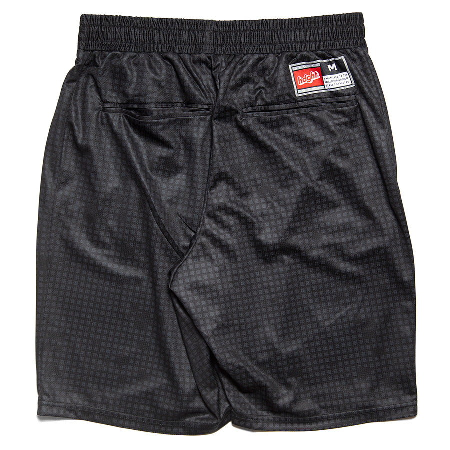 HAIGHT（ヘイト）NIGHT CAMO MESH SHORTS ブラック 背面 HTSS-265003