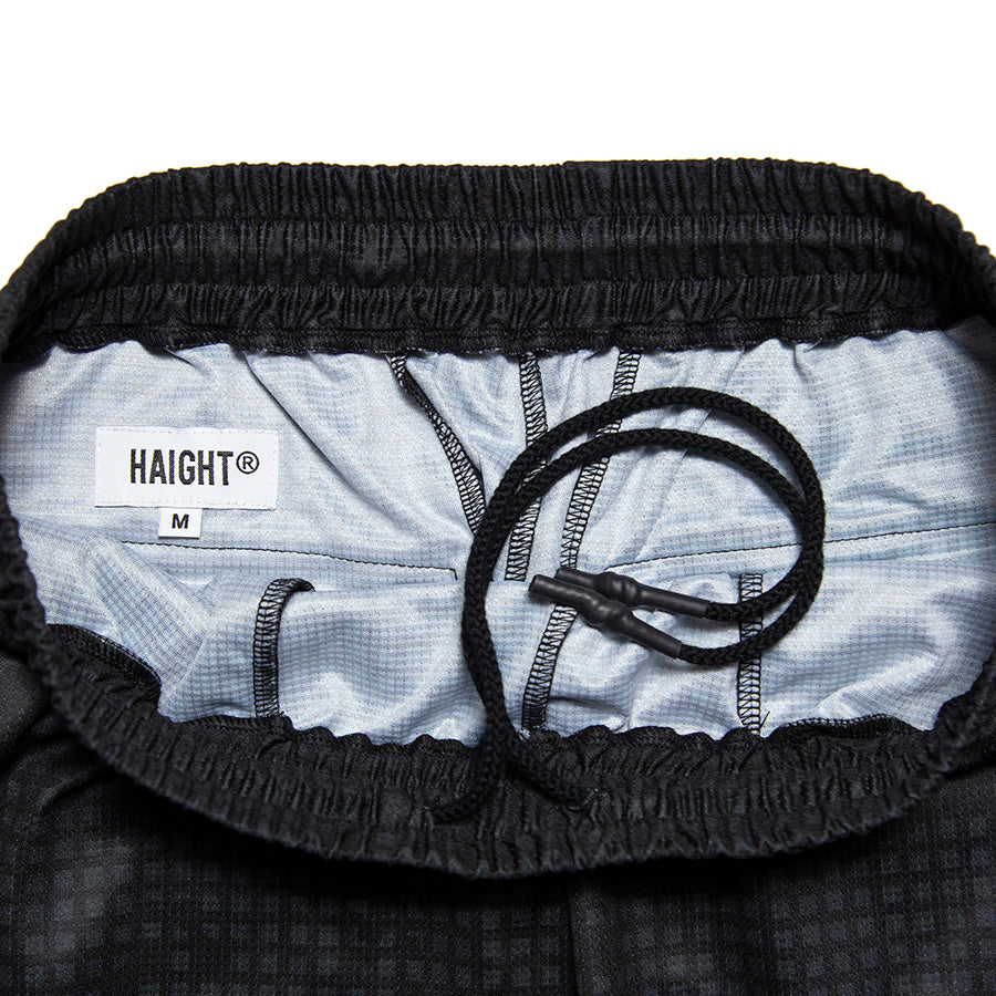 HAIGHT（ヘイト）NIGHT CAMO MESH SHORTS ブラック ウエスト内側 ドローコード HTSS-265003