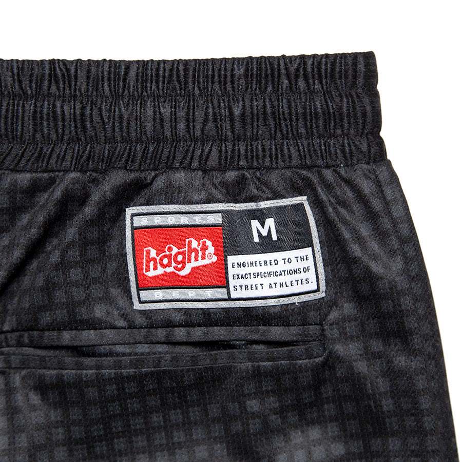 HAIGHT（ヘイト）NIGHT CAMO MESH SHORTS ブラック バックロゴパッチ HTSS-265003