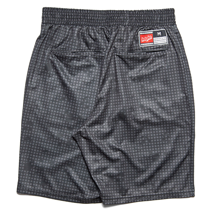 HAIGHT（ヘイト）NIGHT CAMO MESH SHORTS グレー 背面 HTSS-265003