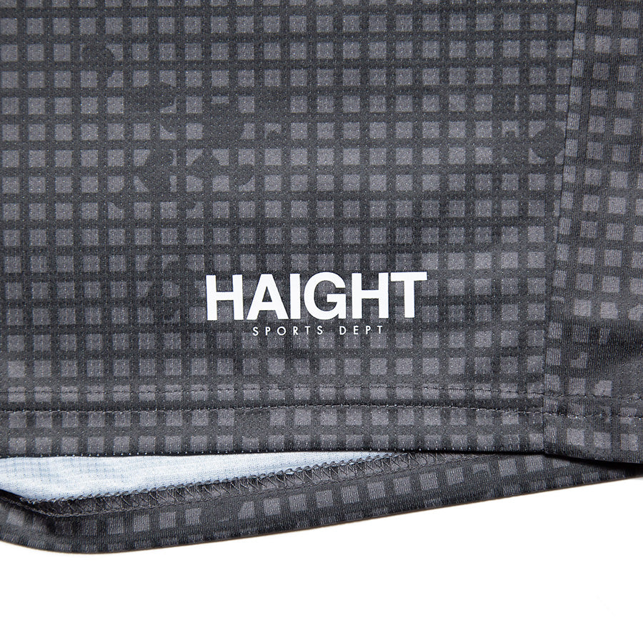 HAIGHT（ヘイト）NIGHT CAMO MESH SHORTS グレー 左裾ブランドロゴプリント HTSS-265003