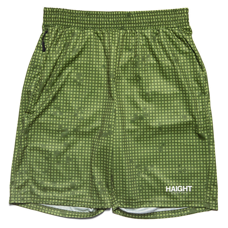 HAIGHT（ヘイト）NIGHT CAMO MESH SHORTS メッシュショーツ オリーブ 正面 HTSS-265003
