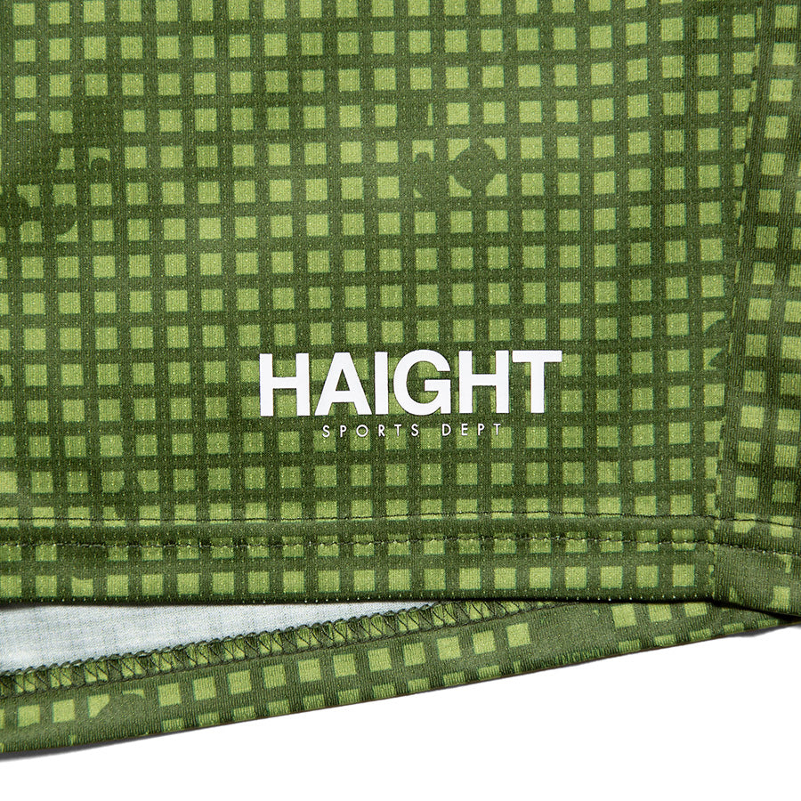 HAIGHT（ヘイト）NIGHT CAMO MESH SHORTS オリーブ 左裾ブランドロゴプリント HTSS-265003