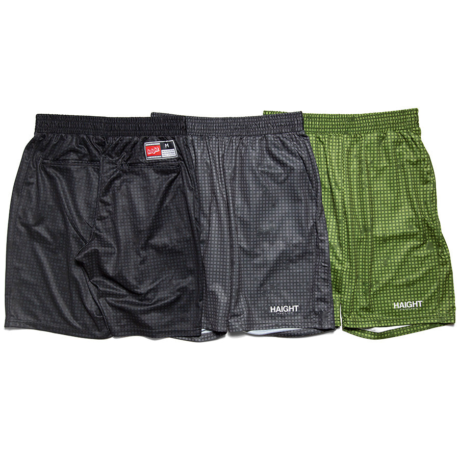 HAIGHT（ヘイト）NIGHT CAMO MESH SHORTS ブラック グレー オリーブ 3カラー比較
