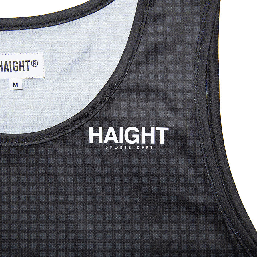 HAIGHT（ヘイト）NIGHT CAMO MESH TANK ブラック 左胸ロゴプリント HTSS-269001