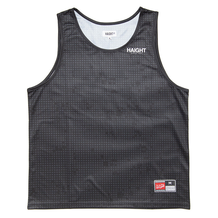 HAIGHT（ヘイト）NIGHT CAMO MESH TANK ブラック 平置き正面 HTSS-269001