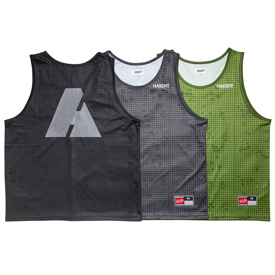 HAIGHT（ヘイト）NIGHT CAMO MESH TANK ブラック グレー オリーブ 3カラー比較