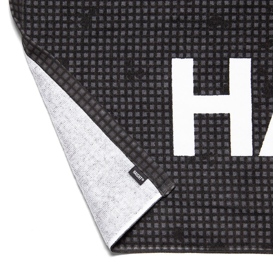 HAIGHT（ヘイト）NIGHT CAMO SPORTS TOWEL スポーツタオル ブラック 生地感 ピスネーム HTSS-267003