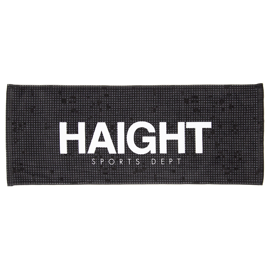 HAIGHT（ヘイト）NIGHT CAMO SPORTS TOWEL スポーツタオル ブラック 正面 HTSS-267003