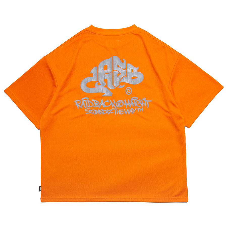 HAIGHT RAIDBACK CRSB DRY Tee オレンジ 背面デザイン