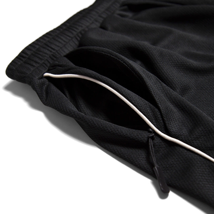 HAIGHT（ヘイト）OVAL LOGO DRY SHORTS ブラック フロント二重ポケット HTSS-265008