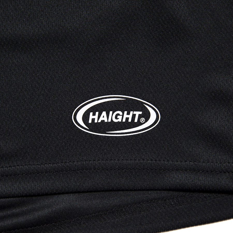 HAIGHT（ヘイト）OVAL LOGO DRY SHORTS ブラック 左裾オーバルロゴプリント HTSS-265008
