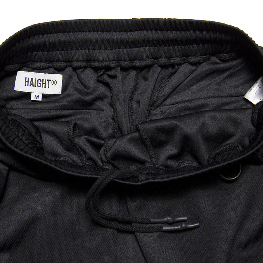 HAIGHT（ヘイト）OVAL LOGO DRY SHORTS ブラック ウエストサイズ調整用紐 HTSS-265008