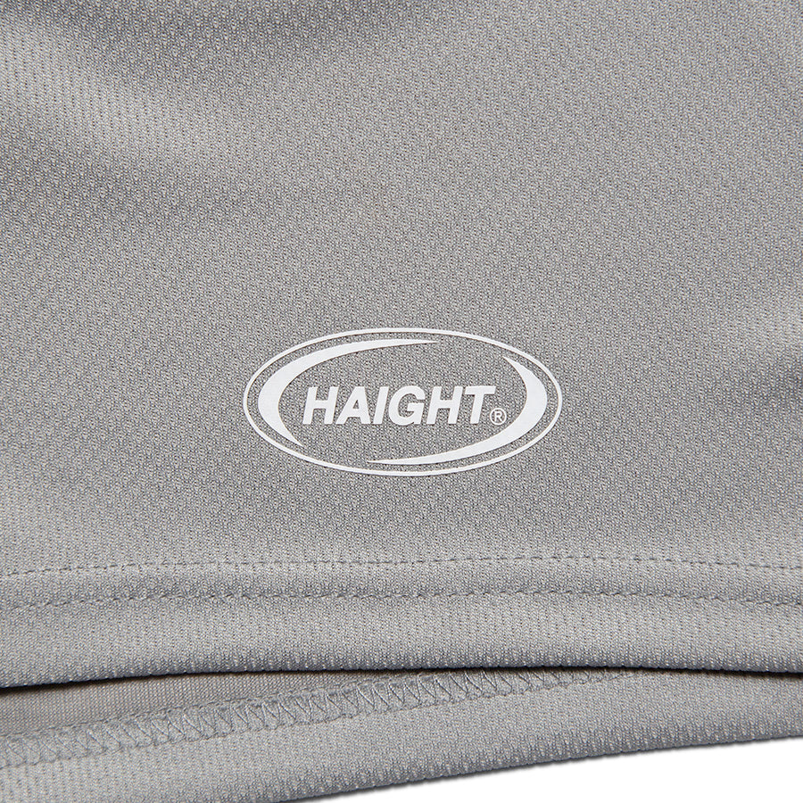 HAIGHT（ヘイト）OVAL LOGO DRY SHORTS グレー 左裾オーバルロゴプリント HTSS-265008