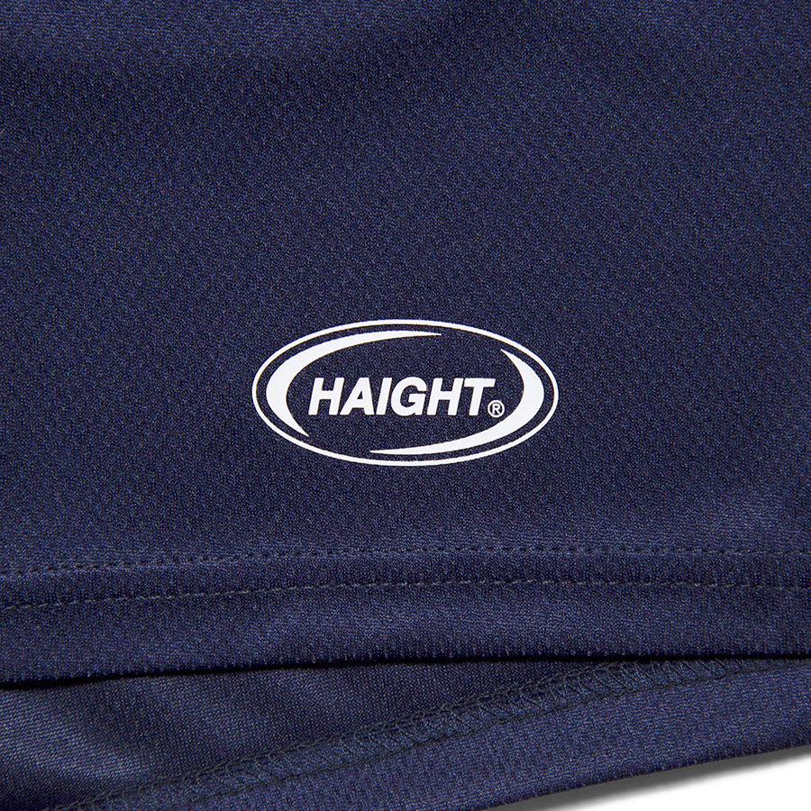 HAIGHT（ヘイト）OVAL LOGO DRY SHORTS ネイビー 左裾オーバルロゴプリント HTSS-265008