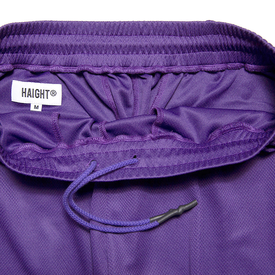 HAIGHT（ヘイト）OVAL LOGO DRY SHORTS パープル ウエストサイズ調整用紐 HTSS-265008