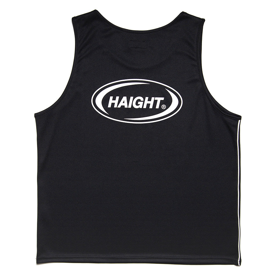 HAIGHT（ヘイト）OVAL LOGO DRY TANK ブラック 背面平置き HTSS-269003