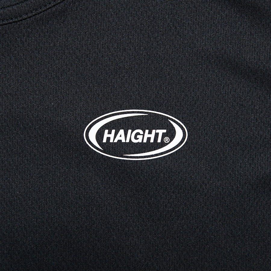 HAIGHT（ヘイト）OVAL LOGO DRY TANK ブラック 左胸オーバルロゴプリント詳細 HTSS-269003